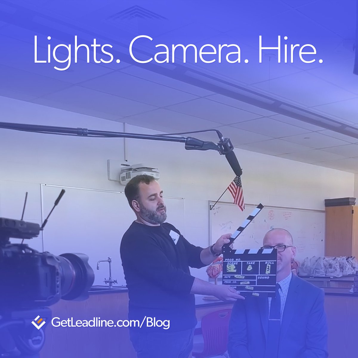 📽️ Our new Video Production Service helps you show off your team, culture, and workplace in a way that actually gets people to apply.

🎬 Lights. Camera. Hire.
hubs.ly/Q03sWFMg0

#GetLeadline #RecruitSmarter #HiringVideo #EmployerBranding #NowHiring #RecruitmentMarketing