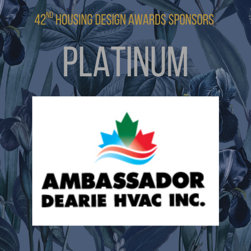 A huge thank you to our Platinum Sponsor, Ambassador Dearie Hvac  for supporting the 42nd Housing Design Awards Gala! Your continued support helps us shine a spotlight on the best in Ottawa’s residential construction industry. 
#GOHBA #HousingDesignAwards #ThankYouSponsor