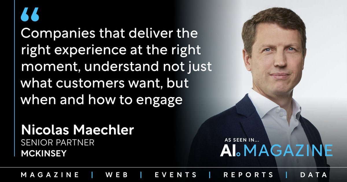 Only 15% of execs want to lead on AI in CX. Nicolas Maechler of <a href="/McKinsey/">McKinsey & Company</a> and Matt Trickett of <a href="/Qualtrics/">Qualtrics</a> say the rest risk falling behind ➡️ biz.pn/AIinCX

#AIAdoption #CXLeadership #CX