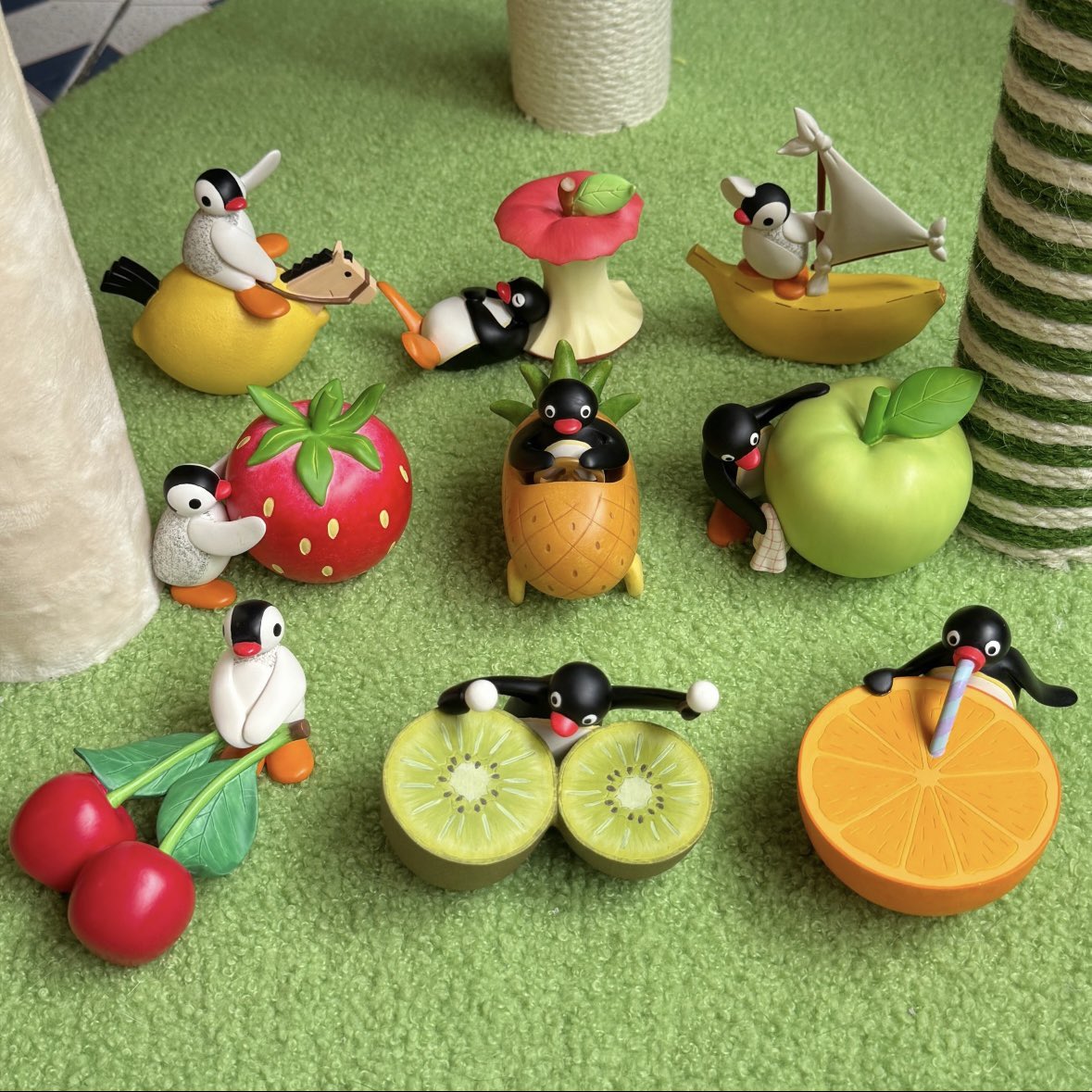 🥝🍒🍏🍊🍍🍓🍋