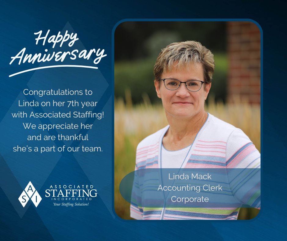 Help us celebrate Linda’s 7-year milestone with the company today! 🎉Her reliability, hard work and sharp eye for detail have made a big difference. We truly appreciate everything she does! 🙌

#WorkAnniversary #7YearsStrong