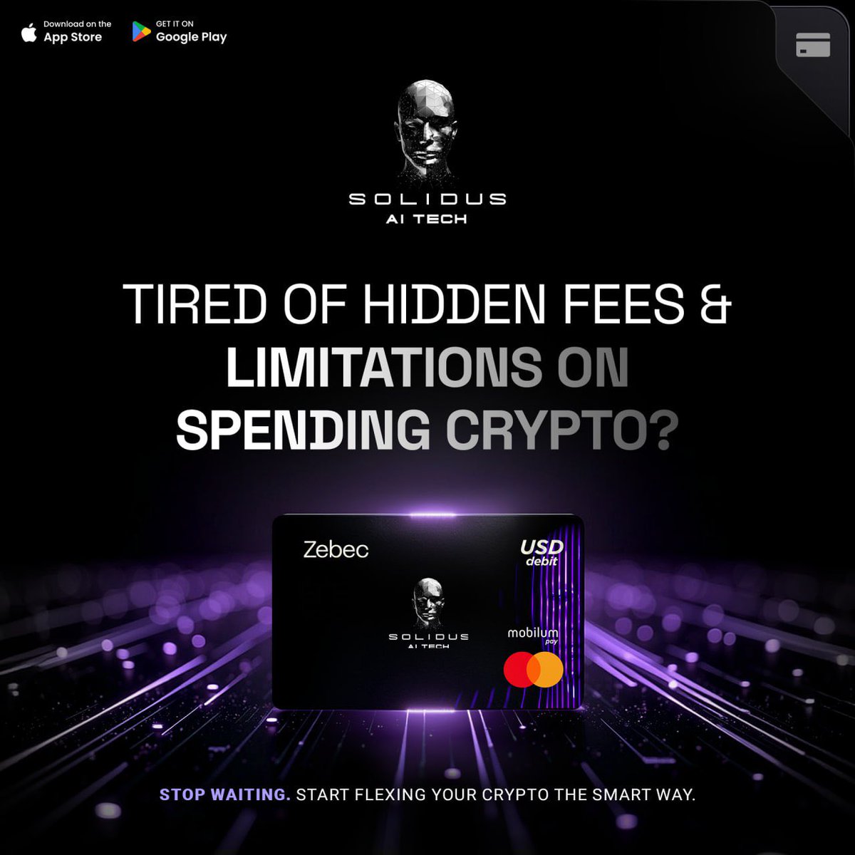 AITECH (@aitechio) on Twitter photo 🤔 Tired of Hidden Fees and Limitations on Spending Crypto?
The AITECH Debit Card enables easy crypto-to-fiat conversions with a fast setup and global access. Backed by <a href="/Zebec_HQ/">Zebec Network</a>, it’s designed to simplify everyday crypto usage—whether online or at the point of sale.
💳 Learn 🤔 Tired of Hidden Fees and Limitations on Spending Crypto?
The AITECH Debit Card enables easy crypto-to-fiat conversions with a fast setup and global access. Backed by <a href="/Zebec_HQ/">Zebec Network</a>, it’s designed to simplify everyday crypto usage—whether online or at the point of sale.
💳 Learn