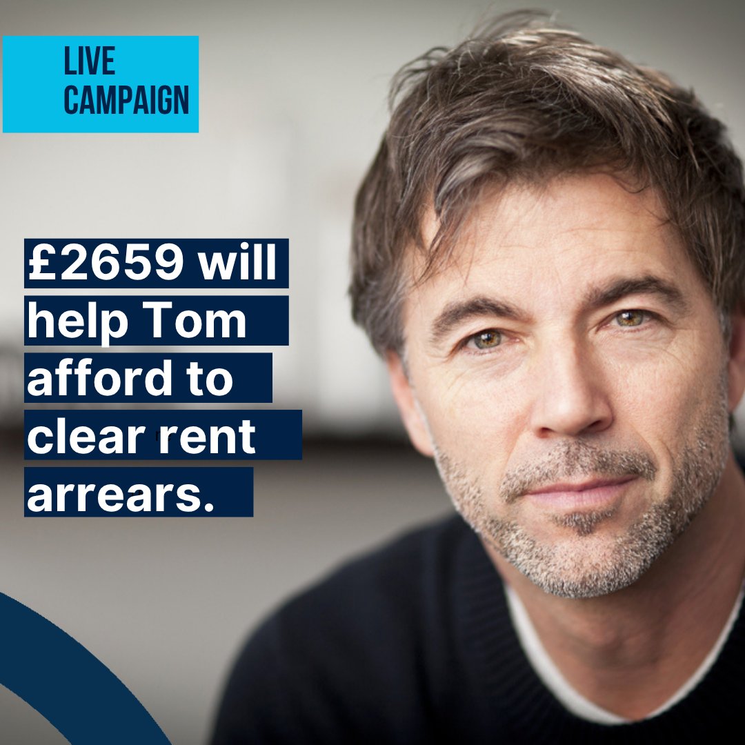 After a relationship breakdown, which resulted in him becoming homeless, Tom accrued rental arrears from accommodation costs. By supporting his goal, you can help him clear these and move into independent housing. 

Read more and donate here: app.greaterchange.co.uk/give/