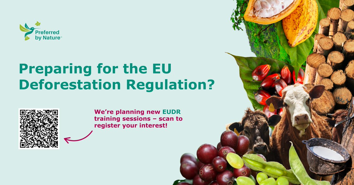 💡We’re developing a new blended course to support stronger due diligence in forestry and agricultural supply chains under the EU Deforestation Regulation (#EUDR).

Want to be notified when registration opens? Complete this short form 👉forms.office.com/Pages/Response…