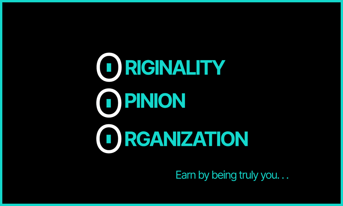 What is OrderOfOOO?

#OrderOfOOO is the new order of social media where you earn by being truly you.

Our AI model rewards users based on the 3 O’s

Every post, comment, or idea that reflects these values earns 🫵 points.

This isn’t just freedom, LET 🫵 3 O’s define your impact