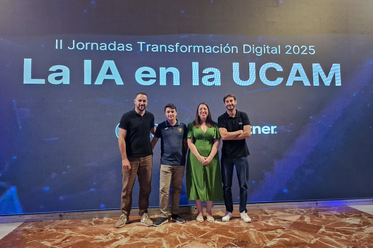 📸 Jorge, Alberto, Aurora y Jota han sido esenciales en el éxito de estas II Jornadas de Transformación Digital. 

👏🏻👏🏻👏🏻👏🏻👏🏻👏🏻👏🏻