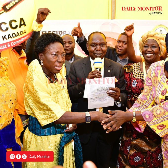 First Deputy Prime Minister <a href="/RebeccaKadagaUG/">Rebecca Alitwala Kadaga</a>  has been officially nominated to contest for the NRM flag as Kamuli District Woman MP in the upcoming 2026 General Election. Kadaga, who has represented Kamuli since 1989, is seeking re-election to extend her long-standing tenure.