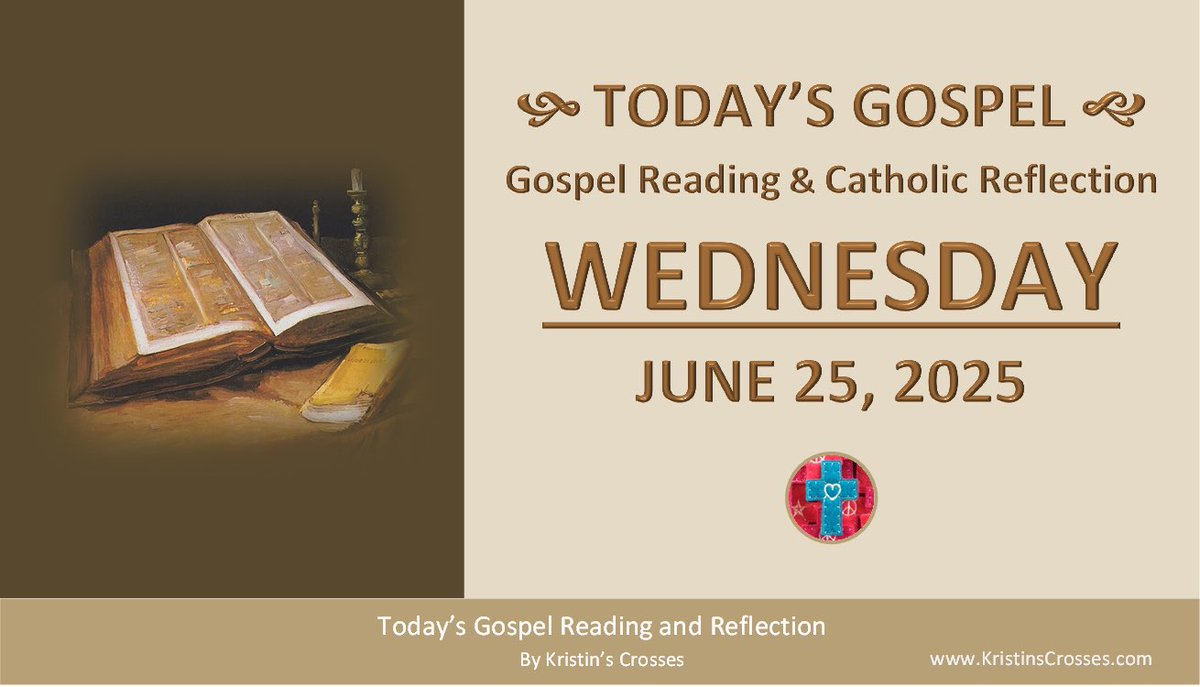 🕊️ Wednesday Reflection - June 25, 2025
Gospel: Matthew 7:15-20

“By their fruits you will know them.” 🍎🌳

Jesus warns us today: not everyone who looks holy truly follows God. The test isn’t appearance or words, it’s the fruit. Do our lives bring peace, humility, and love… or