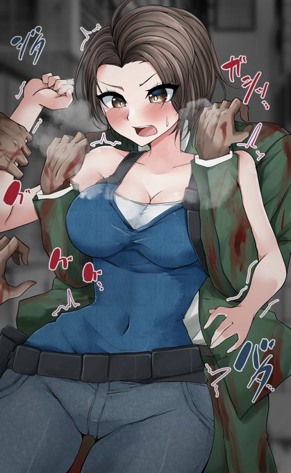 ご依頼頂きました、バイオハザードre3のジル(襲われシチュ)です。
ご依頼ありがとうございました🙇🏻‍♀️ 