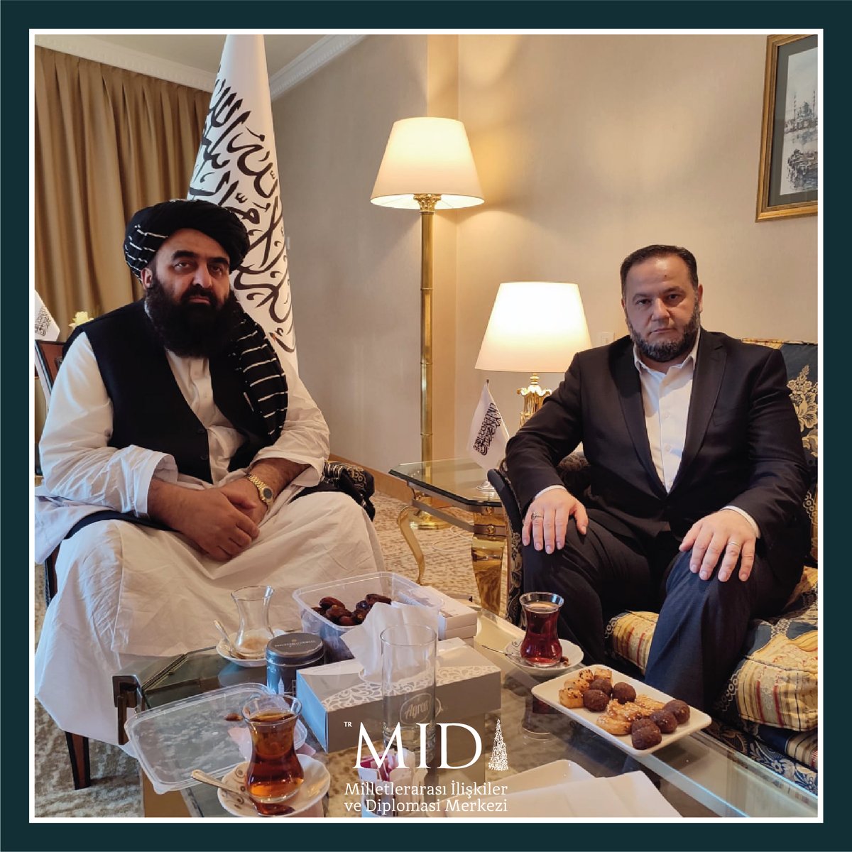 midorgtr's tweet image. Afghanistan İslam Emirliği Dışişleri Bakanı Sayın Emirhan Muttaki, Genel Direktörümüz Celaleddin Duran'ı kabul etti.
Diplomatların eğitimindeki uzun süredir yürüyen işbirliği ve yakın gelecekteki diğer işbirliklerinin istişare edildiği kabulden ötürü sayın bakana teşekkür…