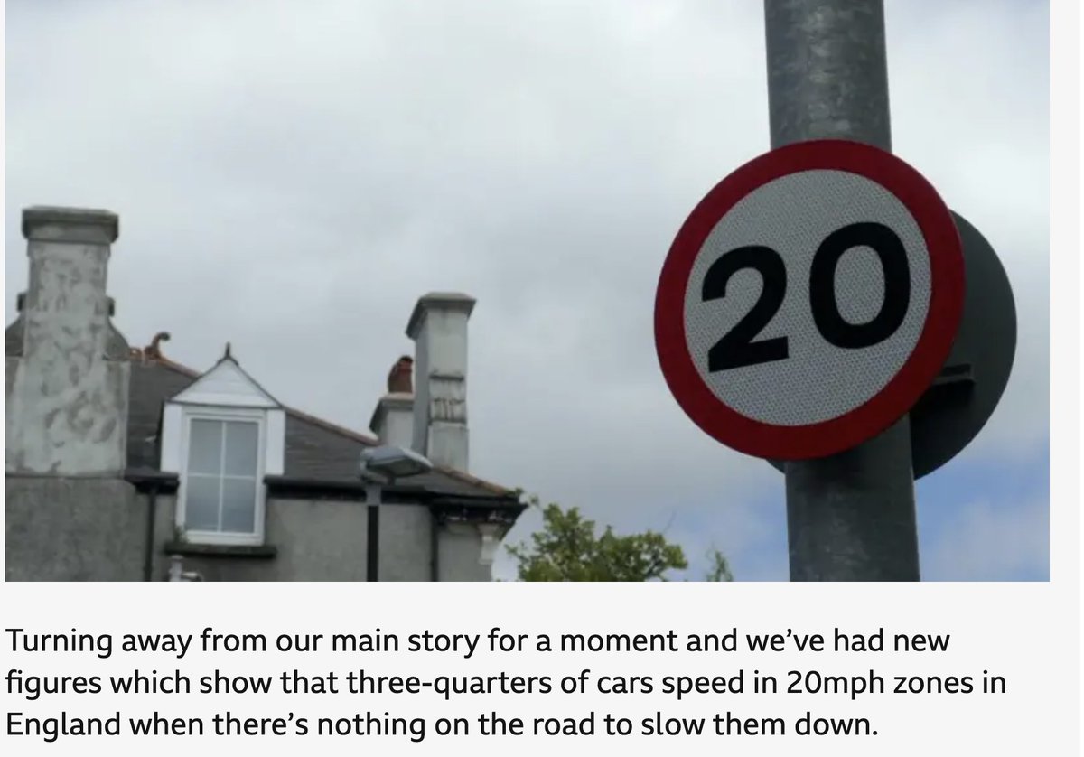 Not against 20 mph limits but terrible that they're rarely enforced. This is dangerous. Many drivers *are* complying with the limits. Hence walkers can be lulled into thinking that all will. Then the 'sinning' drivers suddenly surprise pedestrians, who may end up in hospital.