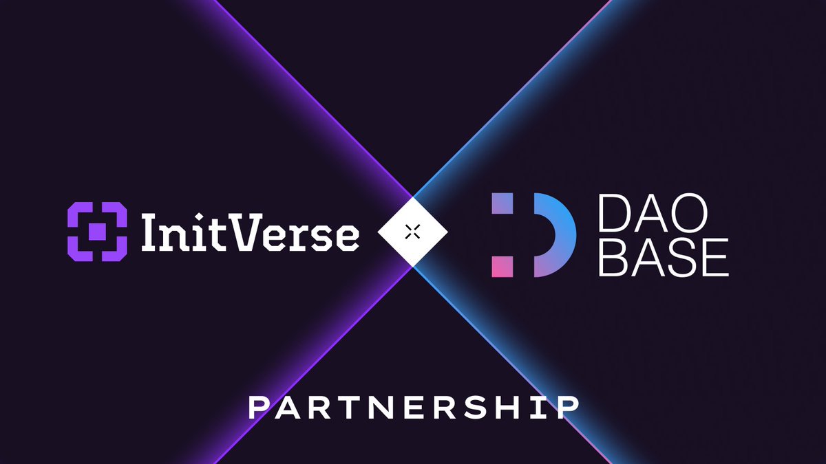 InitVerse (@initverse) on Twitter photo 🤝 InitVerse x DAOBase is LIVE!
We’re teaming up with the #1 DAO data platform to power AI-native governance <a href="/daobase_ai/">DAOBase 🐝 $BEE Launching Today!</a> .
🔹 InitVerse AI agents + DAOBase data
🔹 DAO modules, smart voting, onchain rewards
🔹 Cross-community quests + BUIDL campaigns
Let’s build
#InitVerse 🤝 InitVerse x DAOBase is LIVE!
We’re teaming up with the #1 DAO data platform to power AI-native governance <a href="/daobase_ai/">DAOBase 🐝 $BEE Launching Today!</a> .
🔹 InitVerse AI agents + DAOBase data
🔹 DAO modules, smart voting, onchain rewards
🔹 Cross-community quests + BUIDL campaigns
Let’s build
#InitVerse