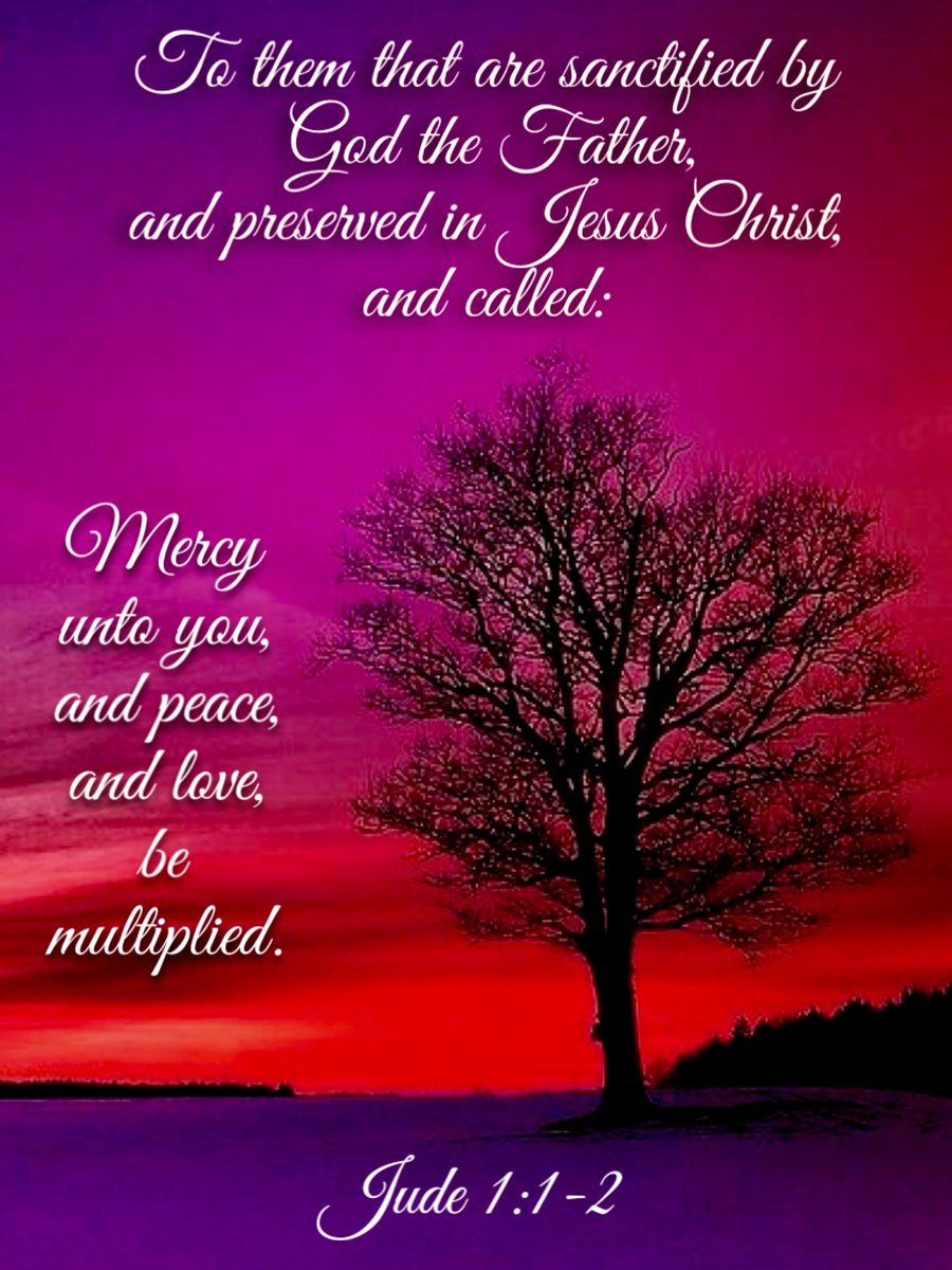 🌞 Good morning,

Today, let's dive deep into the boundless ocean of God's mercy, peace, and love, and discover the abundance He has for us.

Have a Blessed Wednesday,

Mercy unto you, and peace, and love, be multiplied.
Jude 1:2

Three gifts from our Father's heart: mercy,