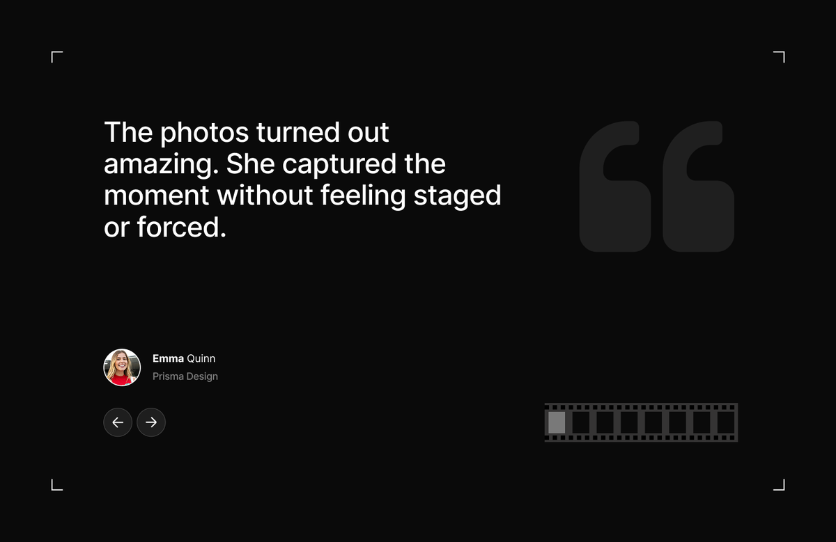 _Krupal_'s tweet image. Playing around with some testimonial layout options..