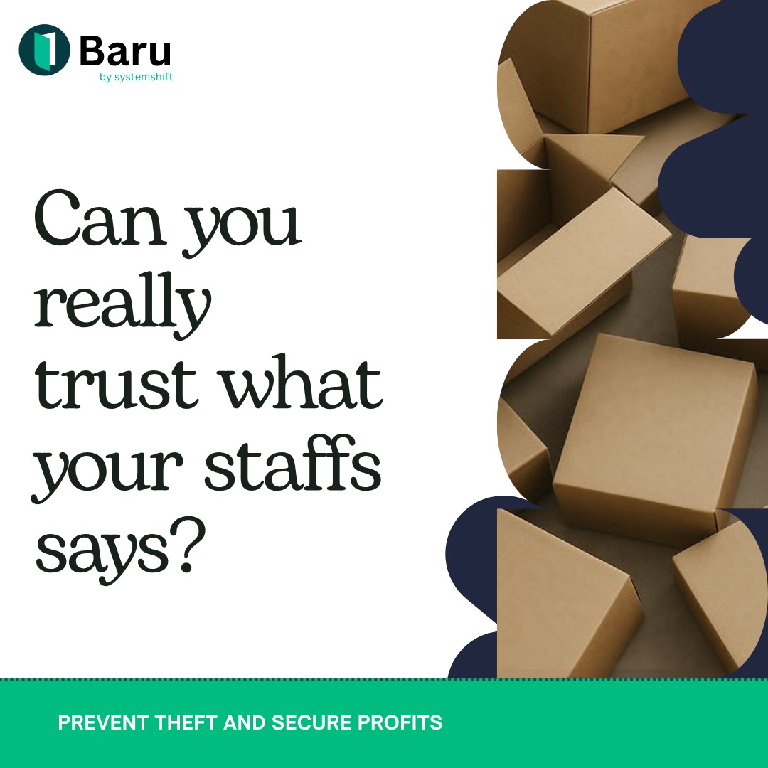 Baru_business's tweet photo. How much stock do you really have?
If youโre not sure, your staff probably knows more than you do.
Every new delivery without a proper count is a risk.
#businesstool
#AppforOga
#usebaru https://t.co/x5PbTQWUmQ