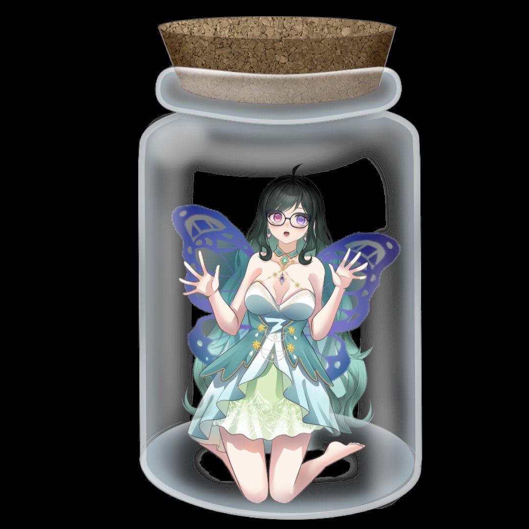 woonkey_'s tweet photo. Would you keep me or set me free? ๐งโโ๏ธ #Vtuber #woonkey #fairy #VTuberAssets #ENVtuber https://t.co/LGAp88sRhB