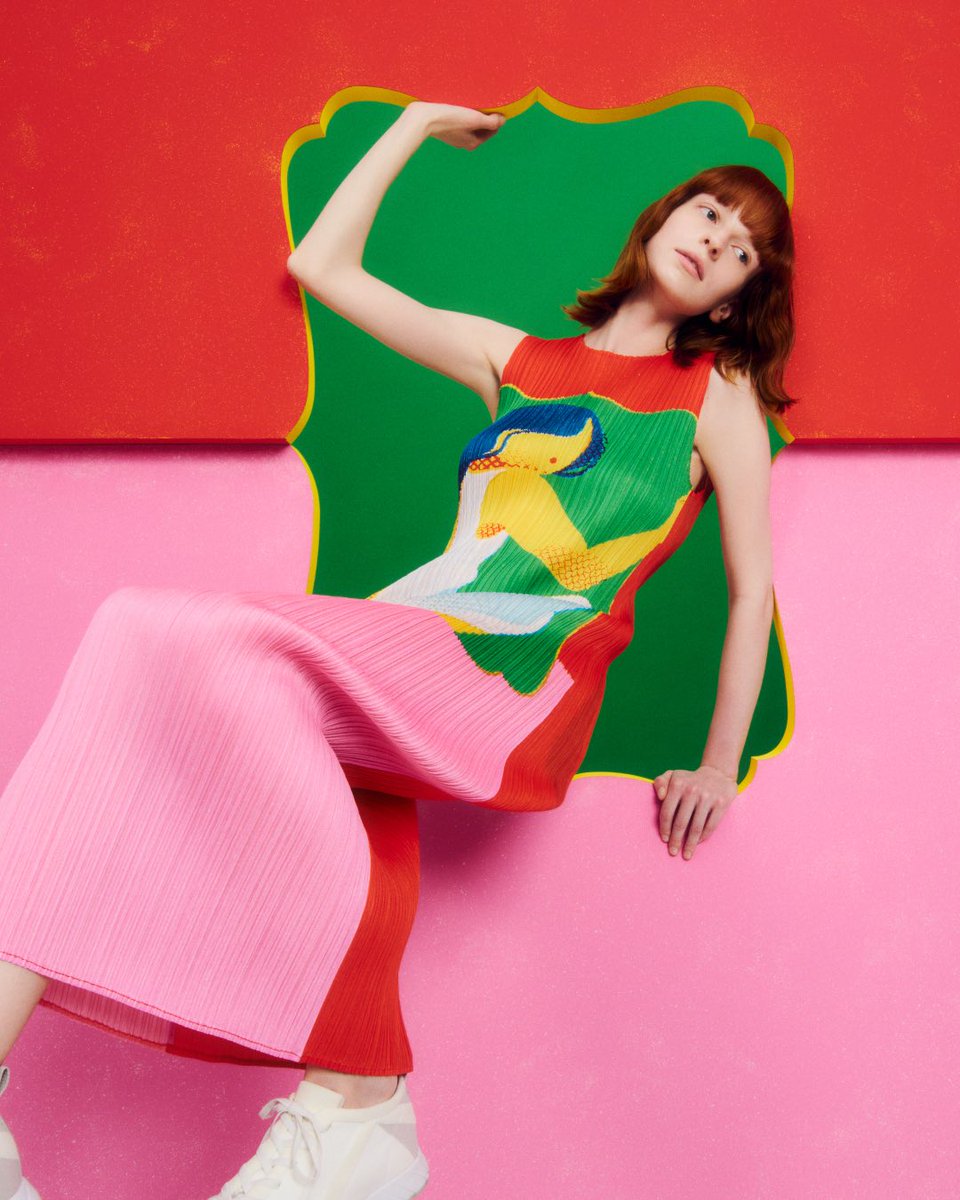 PLEATS PLEASE ISSEY MIYAKEによる、 イラストレーター・一乗ひかる氏