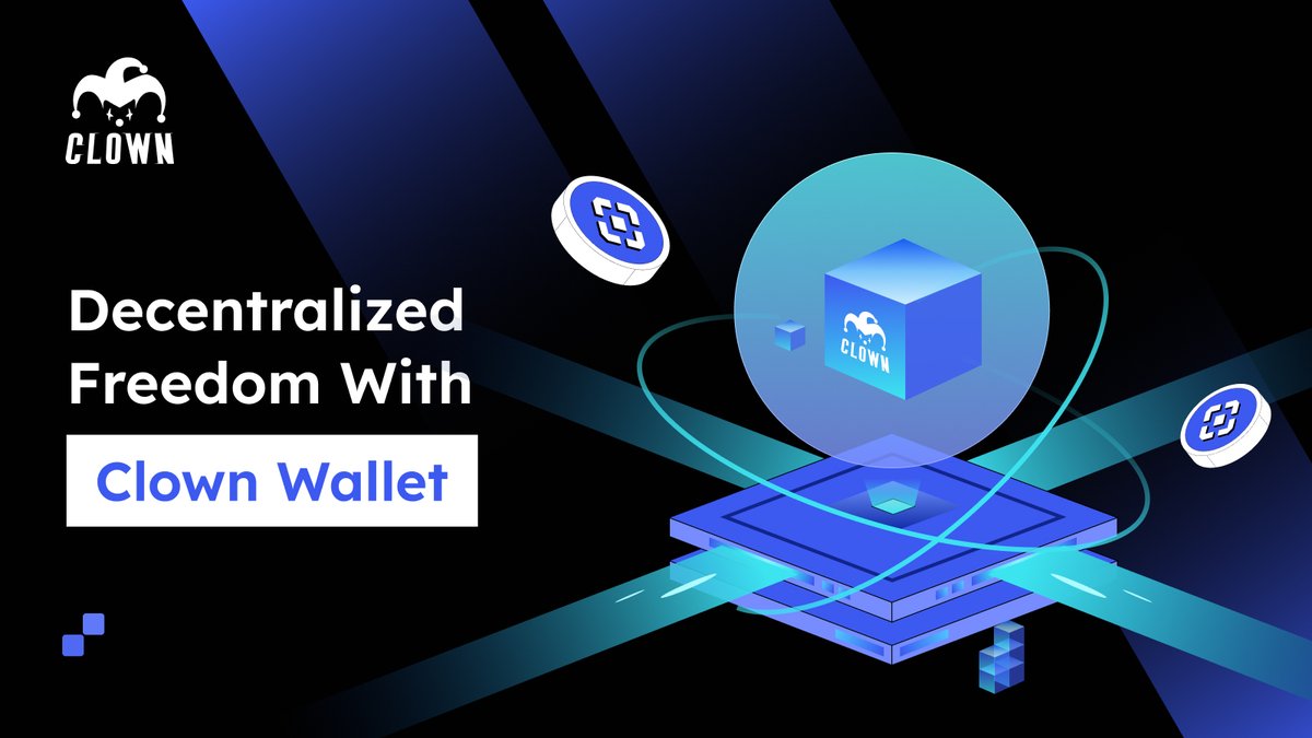 Use Web3 the way it was meant to be used: freely and privately. 
With #ClownWallet, you're always in the driver’s seat.