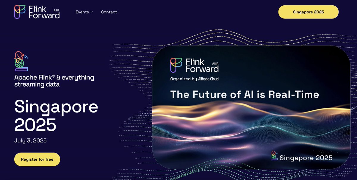 How Apache Doris, Apache Flink, and Apache Paimon make a difference to modern data lakehouse?

Join us at Flink Forward Asia | Singapore next Thursday to find out!

Register now: 
asia.flink-forward.org/singapore-2025…