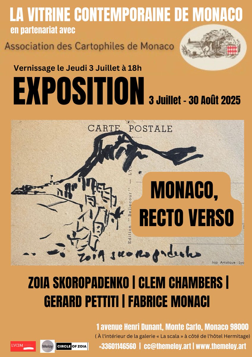 And! tadam! next exciting exhibition is shaping up in Monaco for #MonacoArtWeek