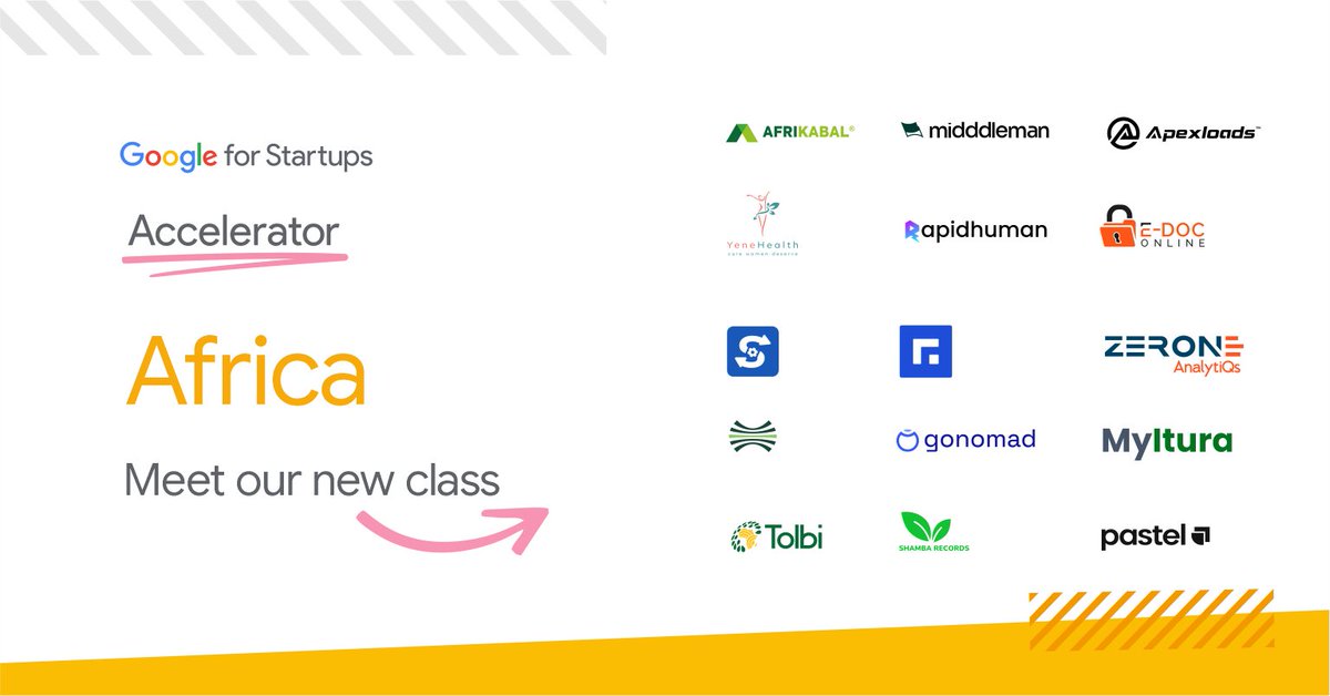 Pitchwise (@pitchwisehq) on Twitter photo Big news from the Pitchwise community!đ€©đ€©
We're thrilled to share that <a href="/MyItura/">MyItura</a>, founded by Shina Arogundade (<a href="/sinafatai/">arogundade shina</a>), has been selected for the 2025 <a href="/GoogleStartups/">Google for Startups</a> Accelerator: Africa Class 9, one of just 15 startups chosen from across the continent.
This milestone is Big news from the Pitchwise community!đ€©đ€©
We're thrilled to share that <a href="/MyItura/">MyItura</a>, founded by Shina Arogundade (<a href="/sinafatai/">arogundade shina</a>), has been selected for the 2025 <a href="/GoogleStartups/">Google for Startups</a> Accelerator: Africa Class 9, one of just 15 startups chosen from across the continent.
This milestone is
