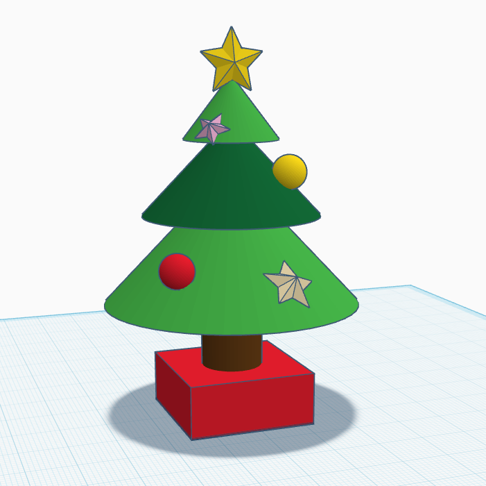 pomeranist's tweet image. #Thinkercad　で

🎄

クリスマスツリー

てっぺんの星を☆を貼り合わせてるが味噌

#3D免疫療法