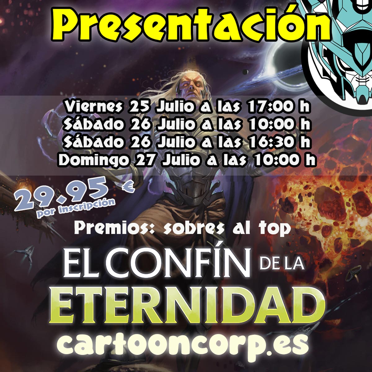 CartooncorpVale's tweet photo. No te olvides apuntarte a todos nuestros eventos de la semana y a los que vienen después

#magicthegathering #comander

👉 https://t.co/8SxrMPrKJa https://t.co/cONqDpWZS4