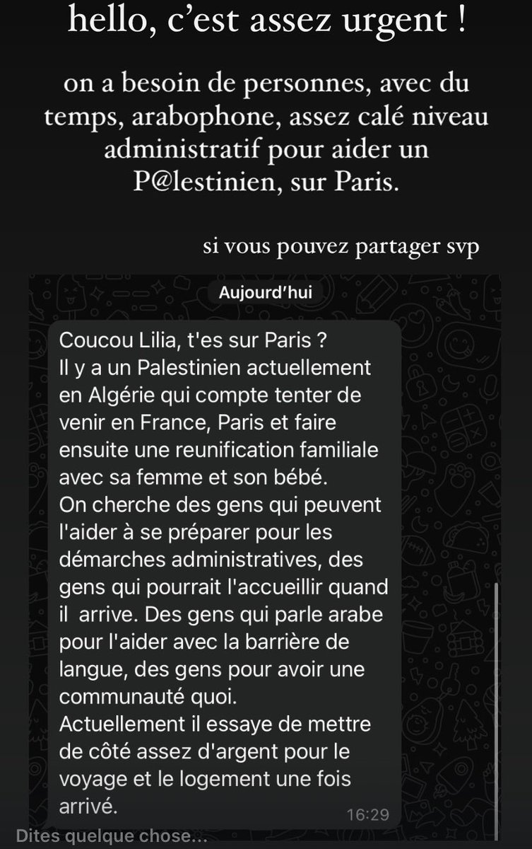 Partagez si vous connaissez des gens svp venez dm  🇵🇸