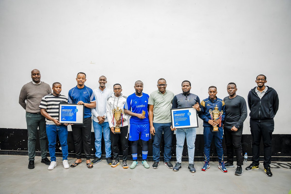 TeamIrembo's tweet image. Through a football tournament with the National ID Agency (NIDA), the Rwanda Inspectorate Competition and Consumer Protection Authority(RICA) , and the Rwanda Food and Drugs Authority(RFDA), we reinforced our shared commitment to collaboration, relationship building, and…