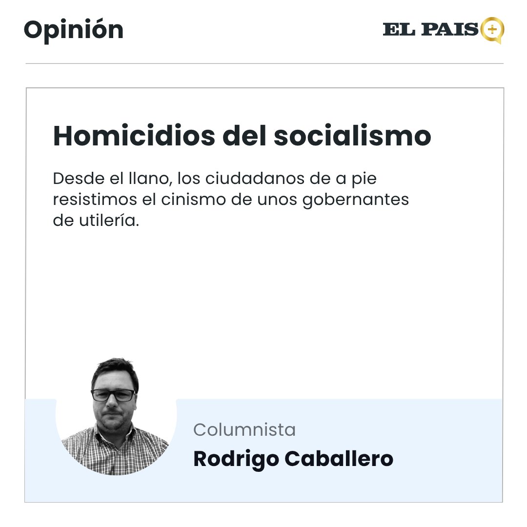 elpaisuyopinion's tweet photo. Homicidios del socialismo.

Por @RodrigoTarino

https://t.co/yzEh2txbXe https://t.co/QpfH5I0VS6