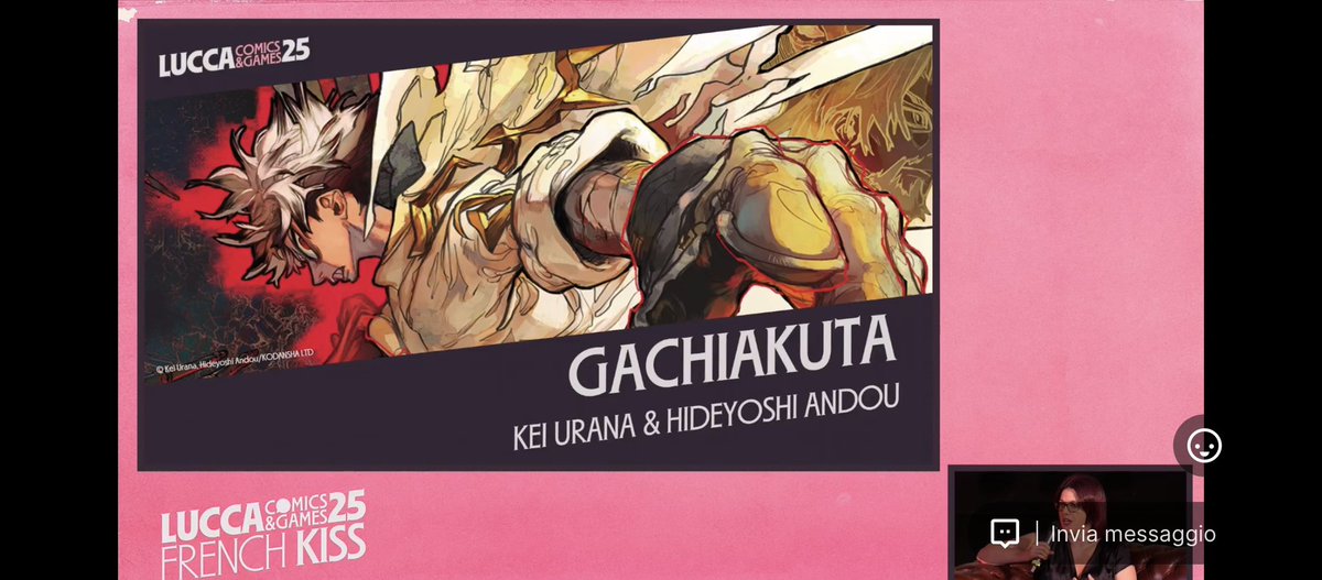 zappeboss's tweet photo. Big great news! Kei Urana &amp; Hideyoshi Andou will be guests on Lucca Comics 2025 in Italy 🔥🔥

@MangaMoguraRE @WSM_manga https://t.co/ADGKFSD1c1