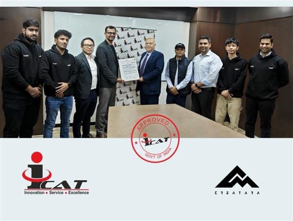 vikasgupta83's tweet photo. A proud moment for the entire @creatarateam.
Our product is now officially @ICAT-International Centre for Automotive Technology certified. https://t.co/7VwvFV2TwI