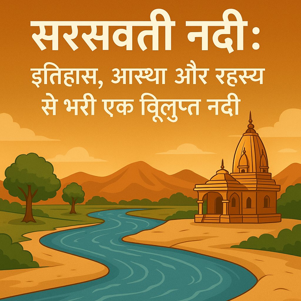 Deewakarp1's tweet photo. Saraswati River : इतिहास, आस्था और रहस्य से भरी एक विलुप्त नदी
भारत की प्राचीन सभ्यताओं और धार्मिक मान्यताओं में जिन नदियों का प्रमुख स्थान रहा है, उनमें से सरस्वती नदी का नाम अत्यंत पवित्र और रहस्यमयी..click here👇
https://t.co/XIIQanYzP8
#River #saraswatiriver #trendingpost https://t.co/LUEaRYFHDn