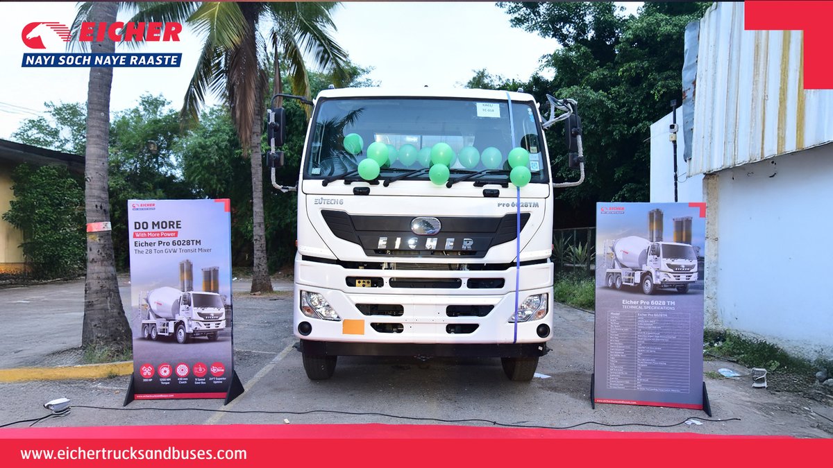 ETBIndia's tweet image. Power meets performance at Bangalore!
Eicher hosted a successful Construction Meet on 18th June, showcasing our advanced tippers — Pro 6028TM (300 HP &amp;amp; 210 HP) and Pro 6035XPT.

#EicherTrucksAndBuses #EicherProSeries #HeavyDutyPerformance #EicherInBangalore #heavydutytrucks