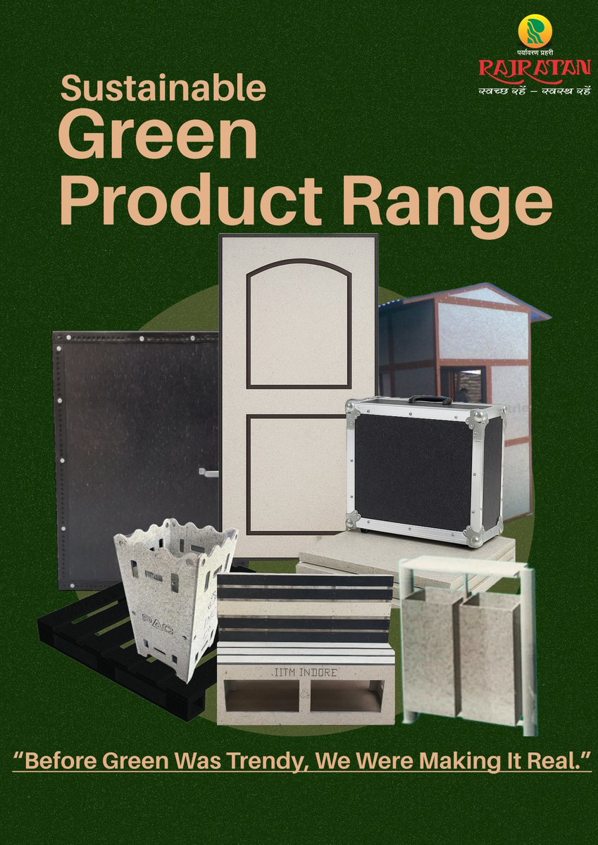 Rajratangroup's tweet photo. In 2003, long before “sustainability” became a buzzword, Rajratan Group pioneered converting MLP plastic waste into durable, eco-friendly product.

And We never patented the tech. Why?
Because real change spreads faster when innovation is shared, not locked away.
#sustainable https://t.co/uTXizrfrPN