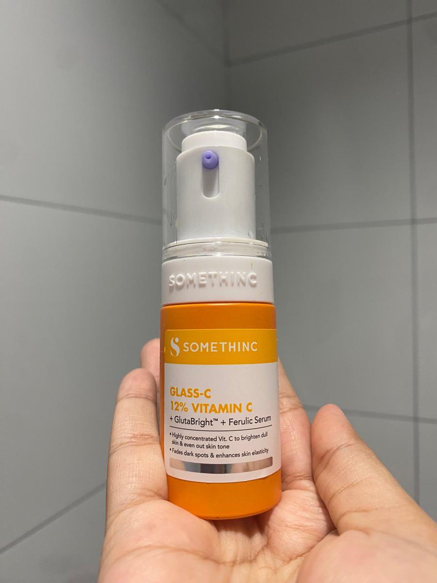 MERAPAT‼️Somethinc punya serum baru; Glass-C Serum👀

kandungannya 12% Vitamin C, Glutabright™ , dan Ferulic. claimnya bisa bikin kulit cerah kayak glass skin dalam seminggu!! udh clinically proven dan ga bikin iritasi jg yahh

cobain ga si? mumpung lg ada diskon up to 60% di