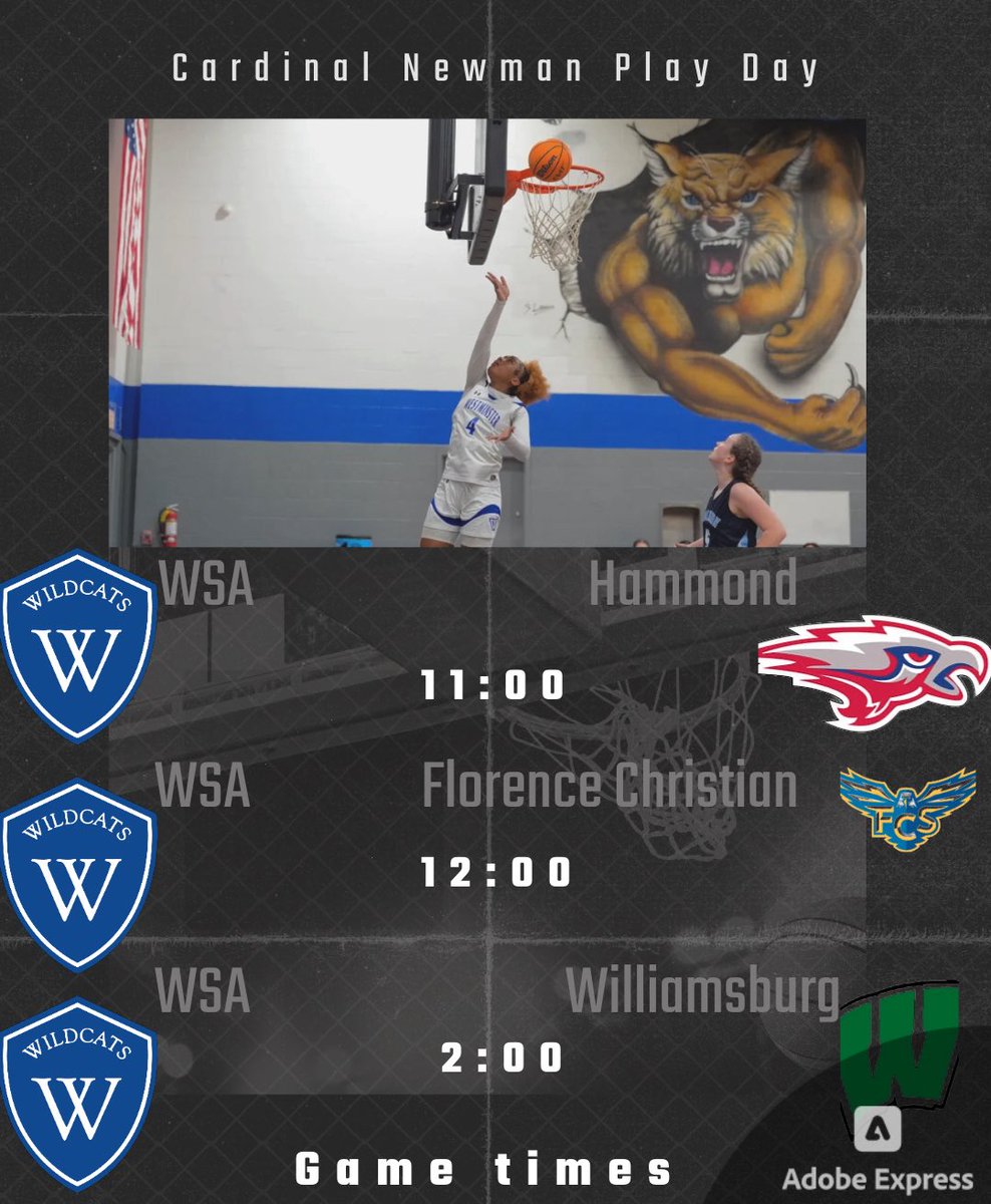 Thursday, June 26th at Cardinal Newman! Come watch us hoop in our last event of the summer!
