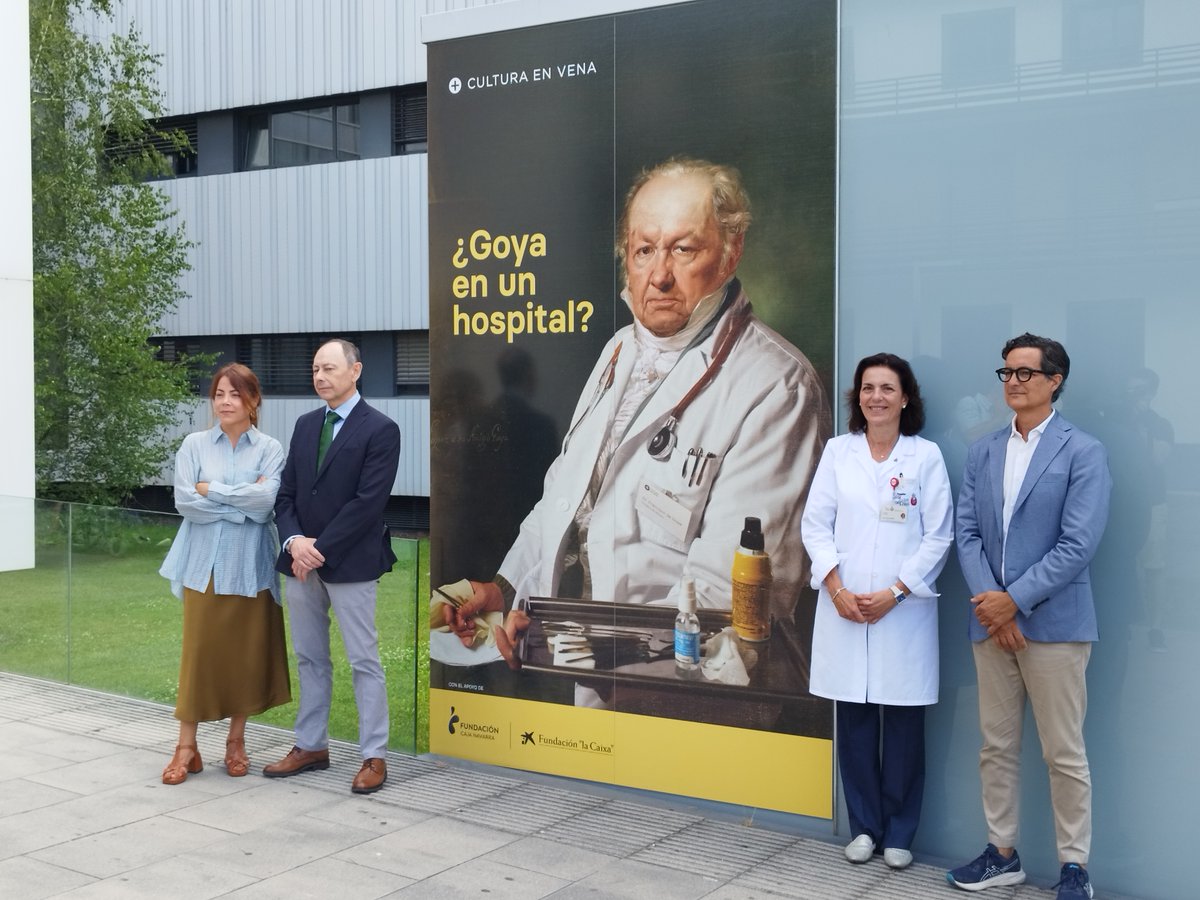 Goya y Sorolla “ingresan” en el Hospital San Juan de Dios de Pamplona gracias a @CulturaEnVena, <a href="/FundCajaNavarra/">FundaciónCajaNavarra</a> y <a href="/FundlaCaixa/">Fundación ”la Caixa”</a>.
El arte como herramienta complementaria de sanación. #ArteAmbulatorio #Sorolla #Goya #ArteYSalud #CulturaEnVena #hospital 

<a href="/OHSanJuandeDios/">San Juan de Dios España</a> <a href="/salud_na/">Salud - Osasuna</a>