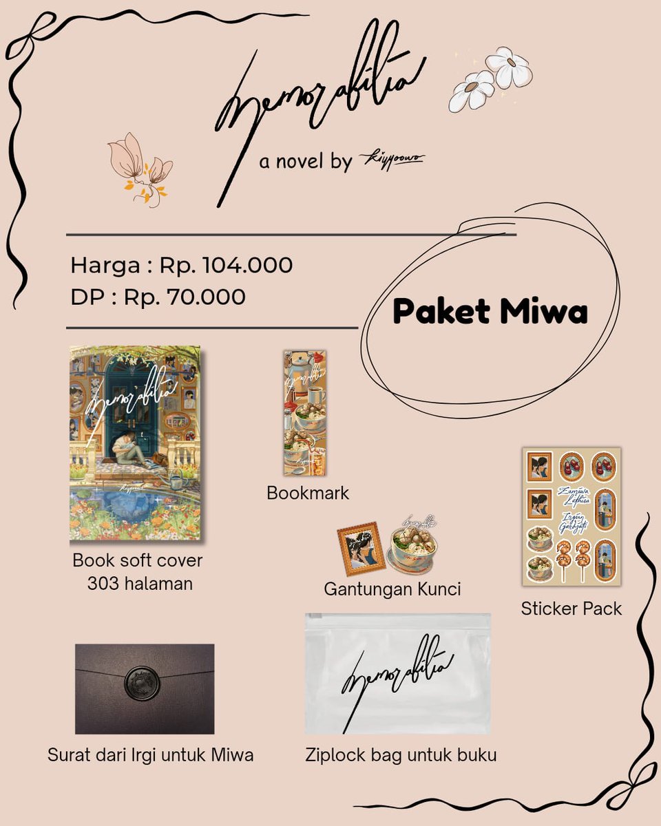 kiyyoowo's tweet photo. MEMORABILIA BOOK &amp; MERCH

📌 PO dari tanggal 28 juni (20.00 WIB) - 02 juli (00.00 WIB) https://t.co/gL6z1xfzX6