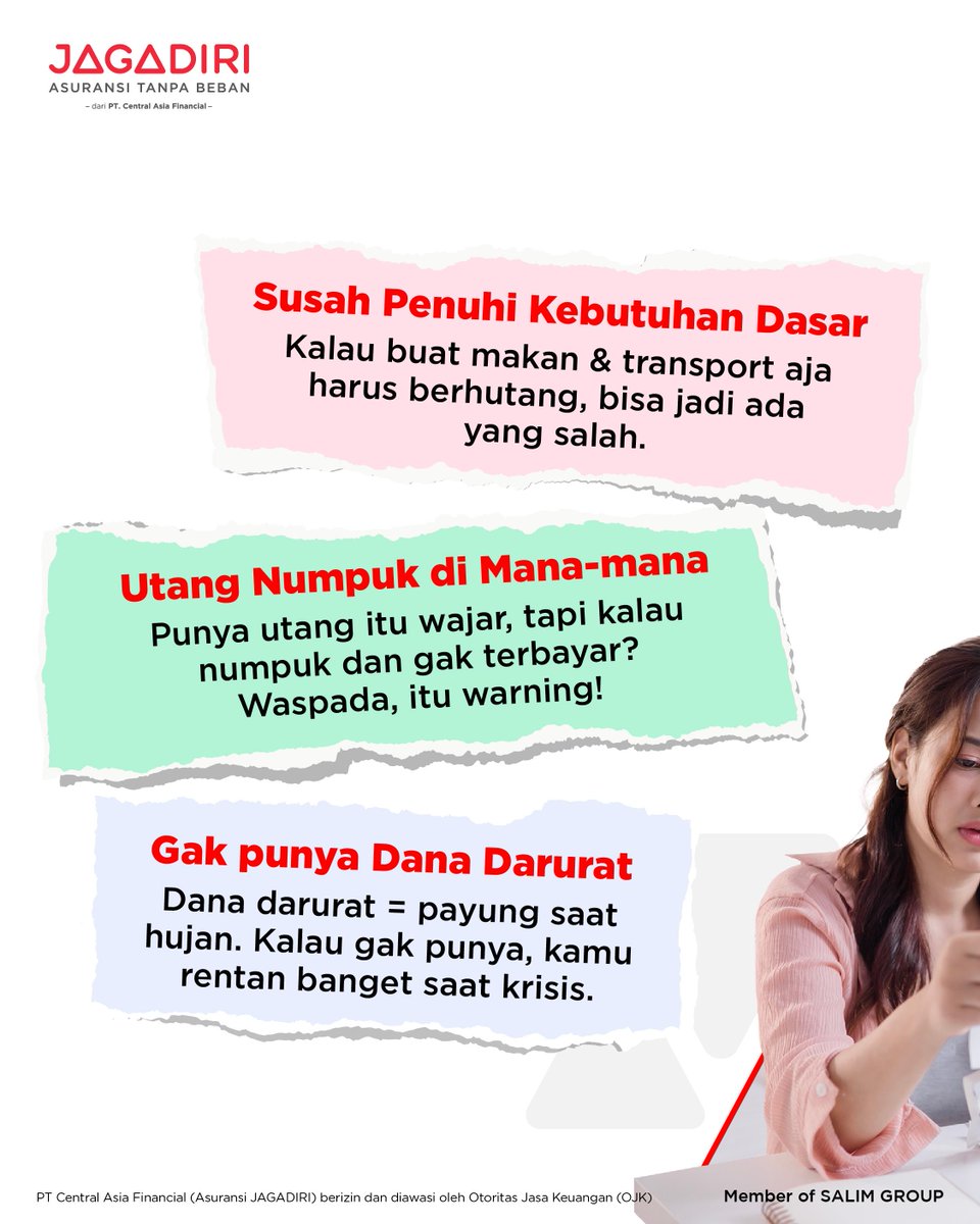 JAGADIRI_ID's tweet image. Kapan terakhir kali kamu cek kesehatan finansialmu?

Yuk, mulai rutin financial check-up, biar kamu tahu harus berbenah dari mana!

#AsuransiDigital #LiterasiKeuangan #FinancialHabits #SpendingHabits #KesehatanFinansial #DanaDarurat #GakAdaBeban