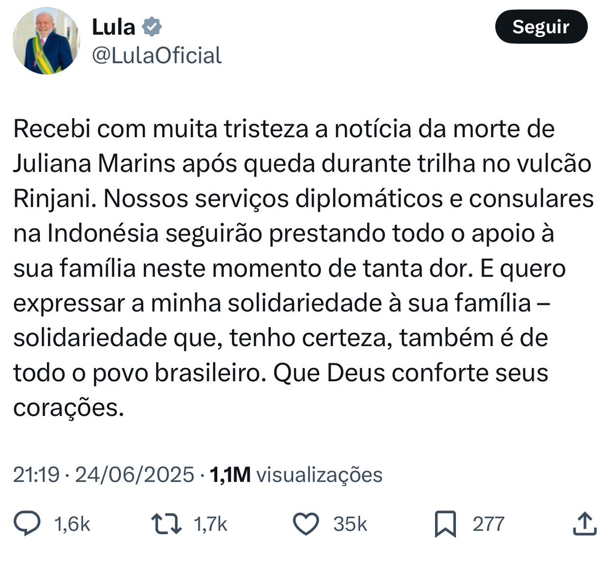 Ajuda que é bom não  enviou nenhuma 
💔🇧🇷

Nota depois de morta não adianta, ela não pode ler.