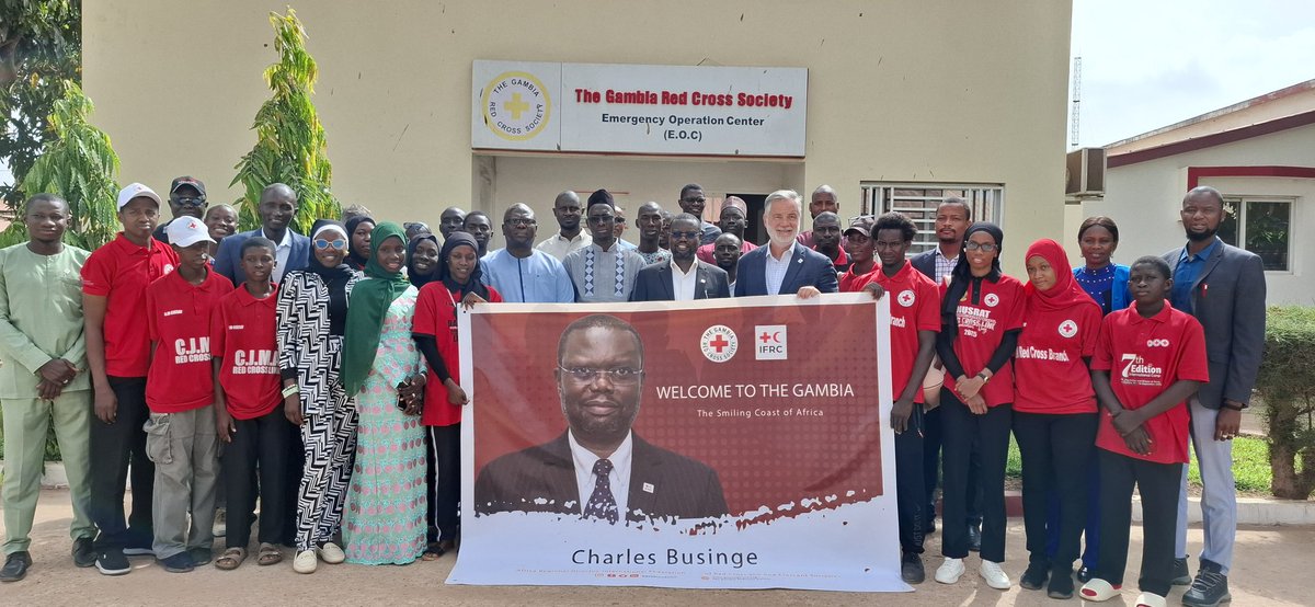 The Gambia Red Cross Society (GRCS) (@gambiaredcross) on Twitter photo The <a href="/GambiaRedCross/">The Gambia Red Cross Society (GRCS)</a> had the honour of receiving Mr. <a href="/CharlesBusinge1/">Charles Businge</a>, the Regional Director for <a href="/IFRCAfrica/">IFRC Africa</a>, at our headquarters in Kanifing.
Mr. Businge is on his first official visit to The Gambia since his appointment. The <a href="/GambiaRedCross/">The Gambia Red Cross Society (GRCS)</a> had the honour of receiving Mr. <a href="/CharlesBusinge1/">Charles Businge</a>, the Regional Director for <a href="/IFRCAfrica/">IFRC Africa</a>, at our headquarters in Kanifing.
Mr. Businge is on his first official visit to The Gambia since his appointment.