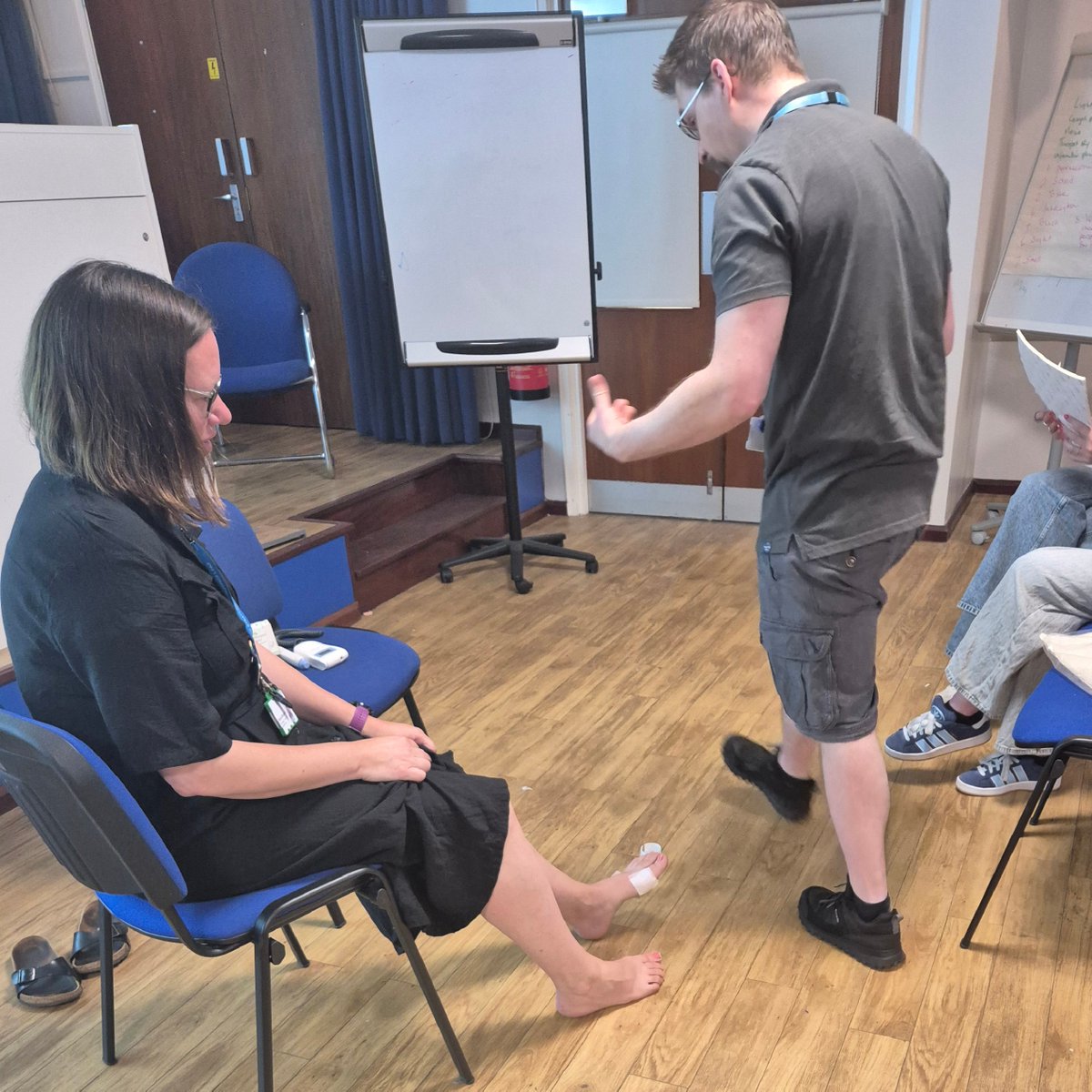esneft_talent's tweet image. On Saturday, we hosted another successful Next-AHP event focused on Integrating Allied Health Professionals in Diabetes Care🏥
Students enjoyed talks by ESNEFT AHPs, including an Orthoptist, Podiatrist, Dietician and Occupational Therapist🧑⚕️
Thanks to everyone who attended!🌟