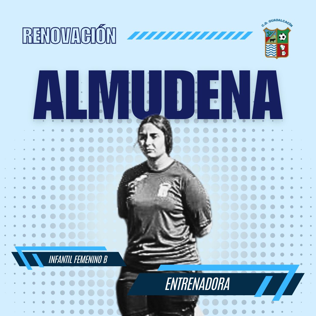 📢 OFICIAL

👨‍🏫⚽ ENTRENADORES CANTERA

🤝 RENOVACIÓN | Tras dirigir a las más pequeñas, ALMUDENA da el saltado este año a la categoría infantil renovando así su compromiso con el club.

A disfrutar juntos 🤩

#CDGuadalcacin
#Temporada2526