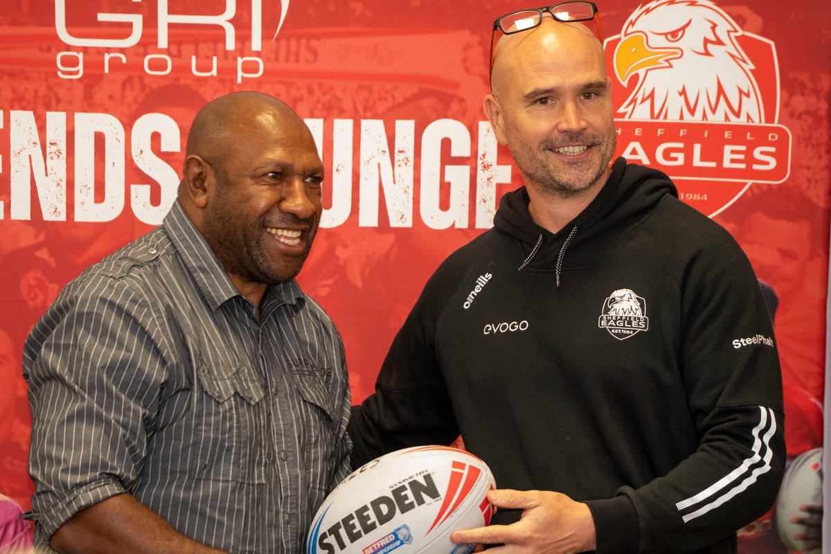 Sheffield Eagles (@sheffieldeagles) on Twitter photo 🙌 It's only two weeks to go before Eagles legend Menzie Yere makes the walk from Sheffield to Oldham on Sunday 13th July, raising funds for the <a href="/Eagles_Found/">Eagles Foundation</a>.
So far, you've helped Menzie raise £661, but you can help that number to continue to grow ahead of the walk 👊
🙏 🙌 It's only two weeks to go before Eagles legend Menzie Yere makes the walk from Sheffield to Oldham on Sunday 13th July, raising funds for the <a href="/Eagles_Found/">Eagles Foundation</a>.
So far, you've helped Menzie raise £661, but you can help that number to continue to grow ahead of the walk 👊
🙏