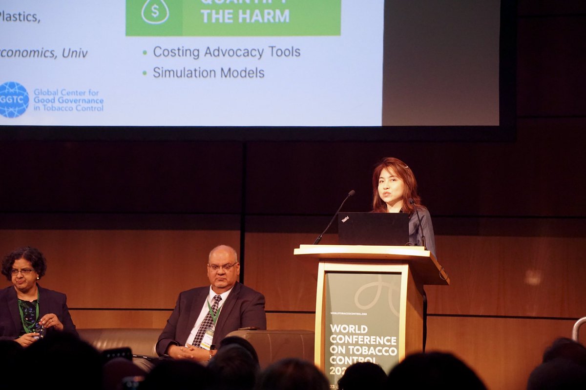 Great #WCTC2025 session on tools available for advocates to use to hold the tobacco industry accountable for the harm they cause.

Prof Anita Ramasastry highlighted #humanrights reporting tools that ASH champions: ash.org/human-rights Contact us to engage!

#TobaccoFreeFuture