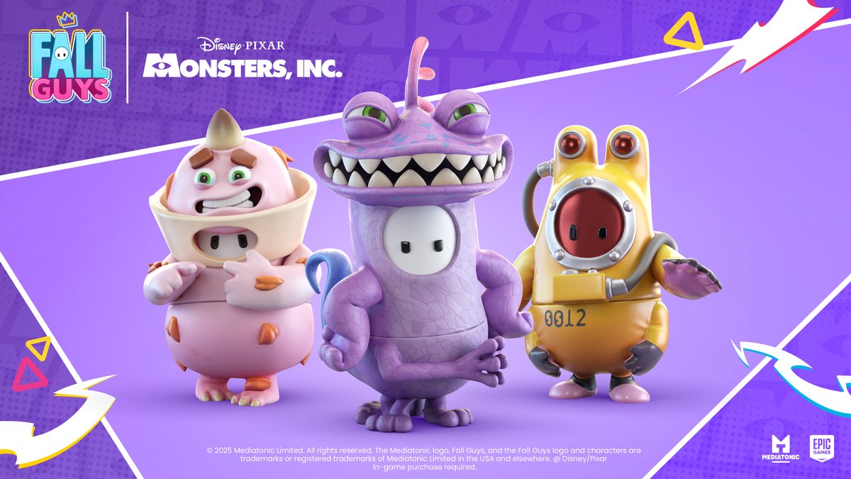 Más vale que no sea un 2319.

Los disfraces inspirados en Monsters, Inc. de Disney y Pixar vuelven a la tienda de Fall Guys.