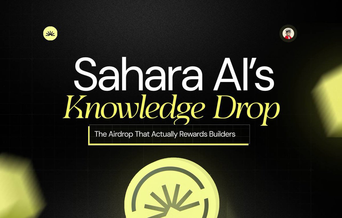 P R U D E N T 📊 🔺( ♟,♟) (@prudentsammy) on Twitter photo Today marks a big mile for <a href="/SaharaLabsAI/">Sahara AI 🔆</a>
With listings on OKX and Binance already locked in, Sahara AI is moving fast.
They’ve just rolled out the full tokenomics and airdrop structure, and it’s not just another free-for-all.
This drop feels earned.
It’s called the “Knowledge Today marks a big mile for <a href="/SaharaLabsAI/">Sahara AI 🔆</a>
With listings on OKX and Binance already locked in, Sahara AI is moving fast.
They’ve just rolled out the full tokenomics and airdrop structure, and it’s not just another free-for-all.
This drop feels earned.
It’s called the “Knowledge