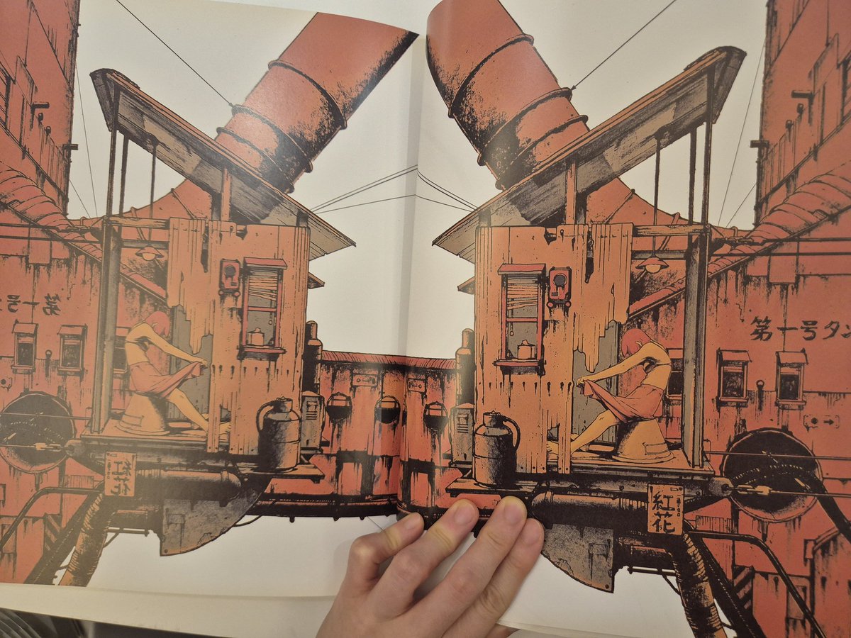 0jae0_art's tweet image. 뭐 눈엔 뭐만 보인다고...가깃둥 입주 중인 존잘러 ✨️물밥님이@mul0727mul ✨️ 고서점에서 단돈 5000원에 무라타 렌지를, 8000원에 모리모토 코지의 개쩌는 화집을 발굴 및 득템해왔다는  소식입니다...💎 공유해 주셔서 침흘리며 탐독 중ㅠㅠ