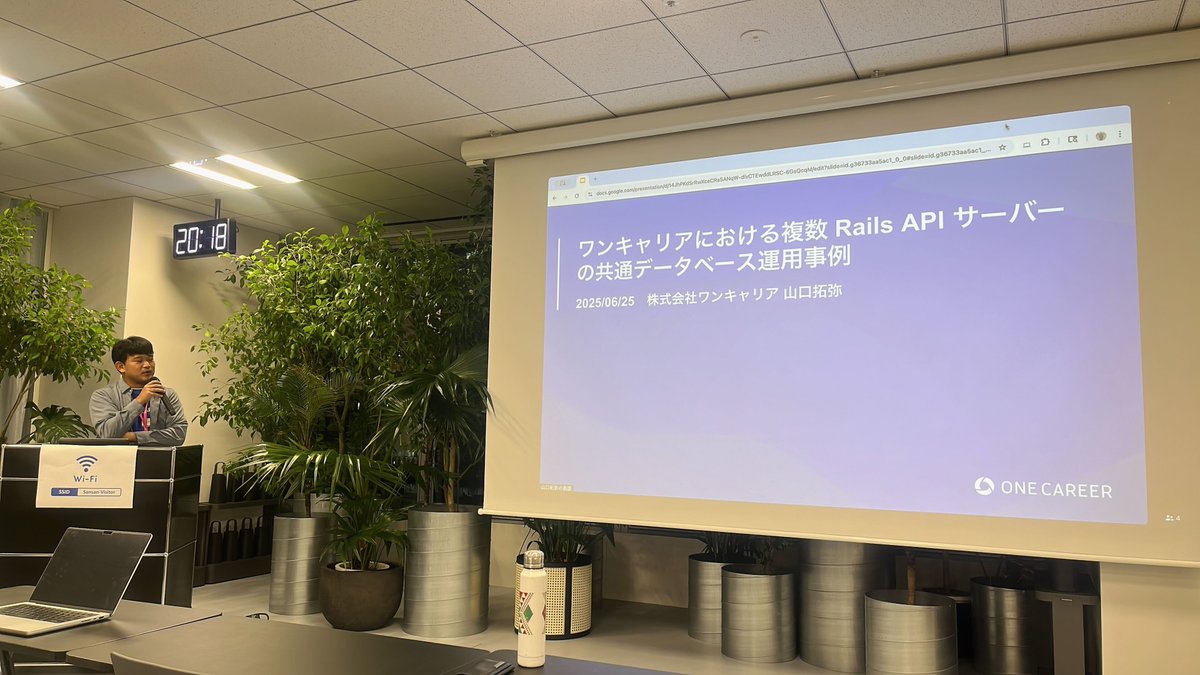 OnecareerDevjp's tweet image. 山口の登壇スタートしました！#33Tech